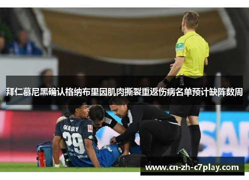 拜仁慕尼黑确认格纳布里因肌肉撕裂重返伤病名单预计缺阵数周